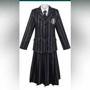 Bleoavre Wednesday Cosplay Nevermore Academy School Uniform Halloween Outfits